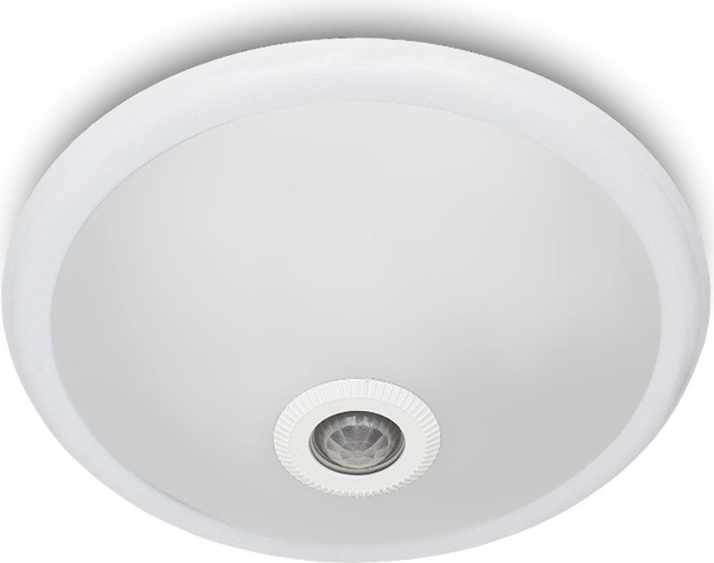 Deckenlampe mit Bewegungsmelder Deckenleuchte Küche Wohnzimmer 2 x E27 Fassung Modern Deckenlampe mit Sensor 360° 230V Lampe Ø 30cm Deckenstrahler