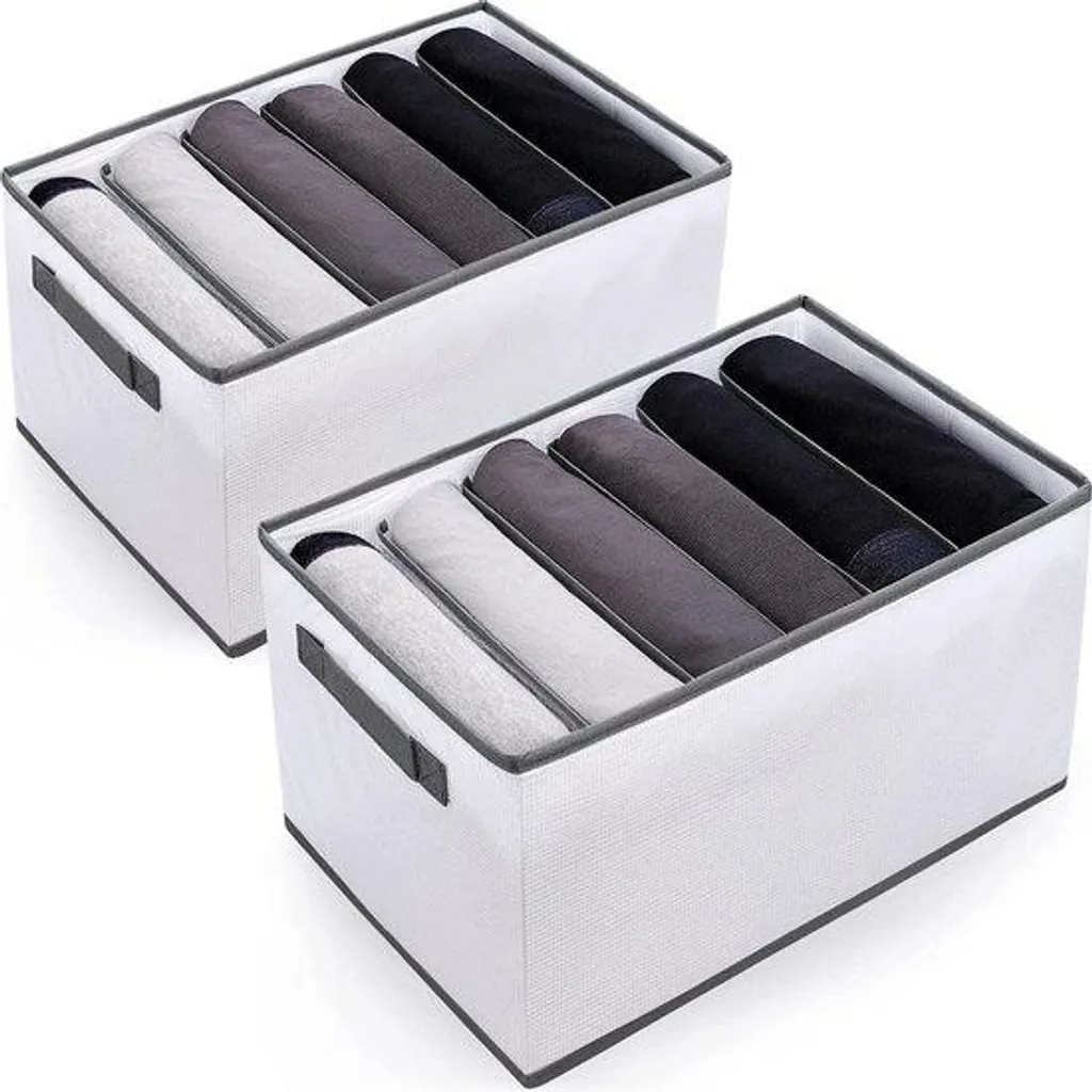 Rangement de vêtements pour armoire 6 compartiments idéal pour pantalons