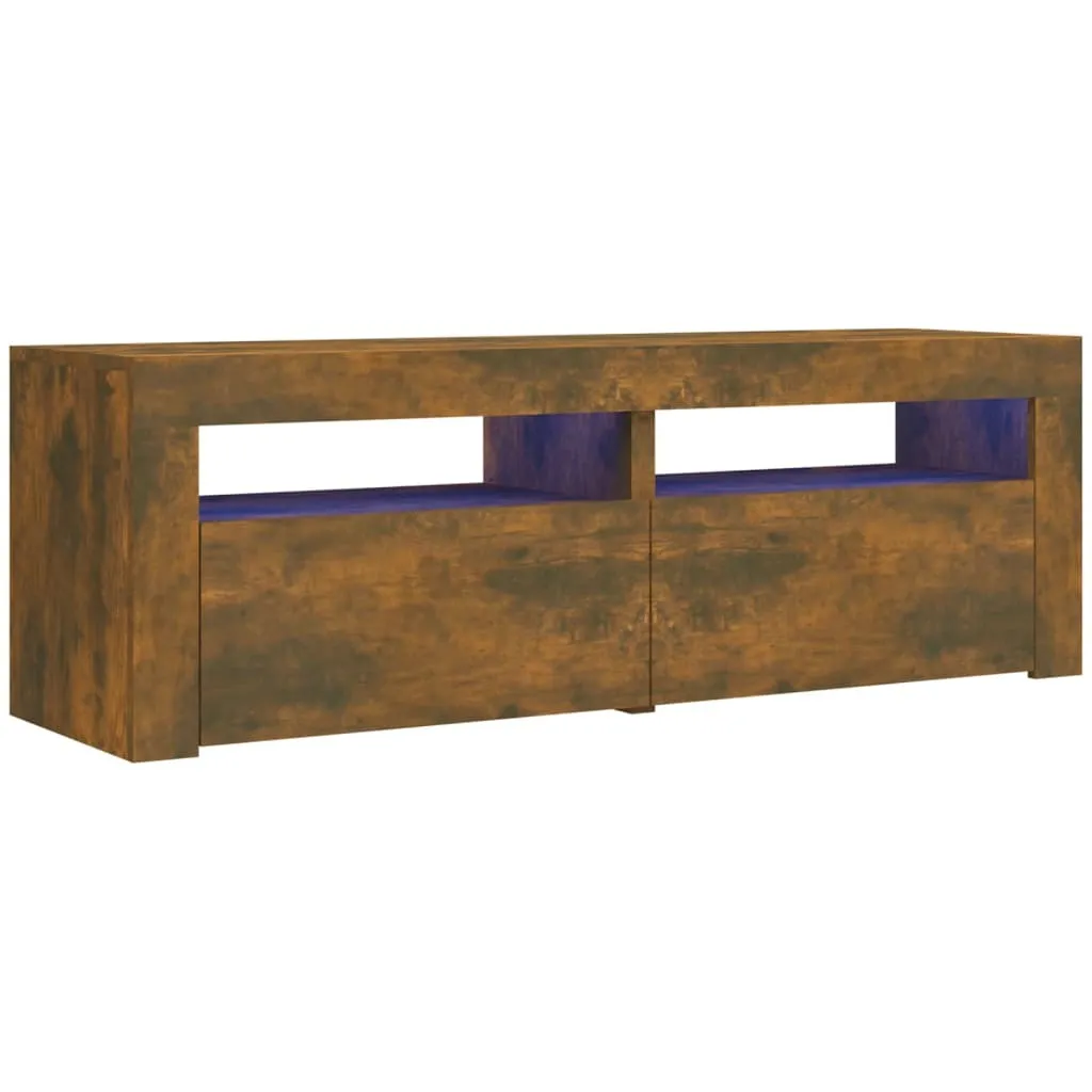 Mobile TV SYFAX LED 120x35x40 cm Rovere Fumo | Design Minimal