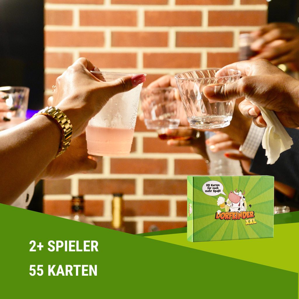 Dorfkinder Trinkspiel 110 Karten Spieler: 2-8 Alter: ab 18 Produktbild 3