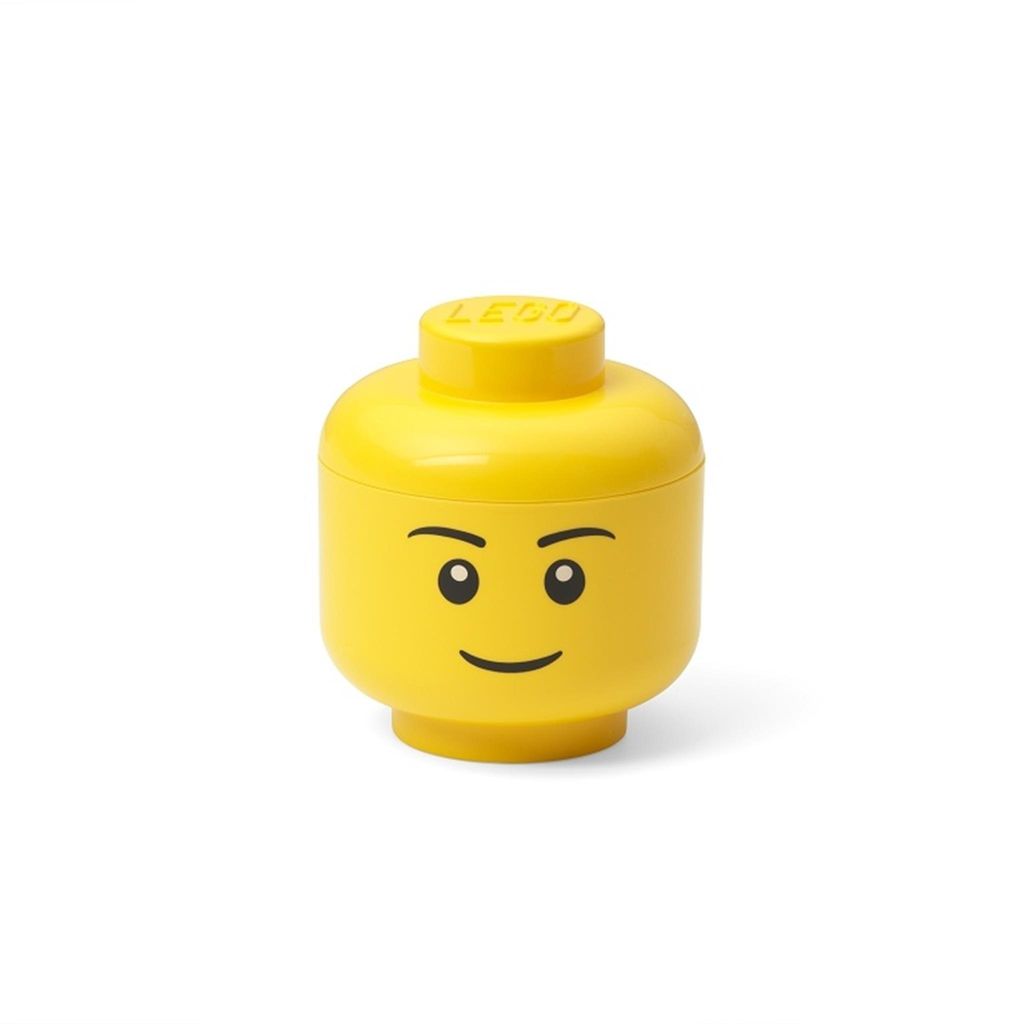 LEGO Storage Head "Boy", mini (gelb)
