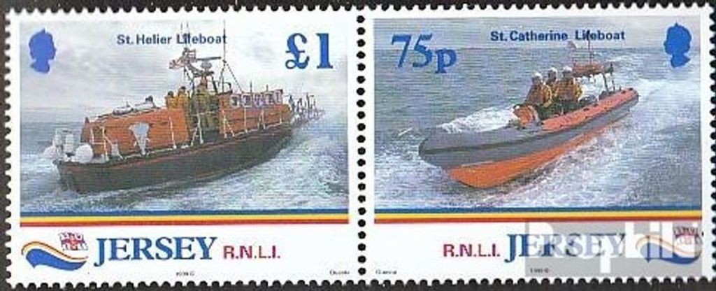 Briefmarken GB - Jersey 1999 Mi 871-872 Paar (kompl.Ausg.) postfrisch Lebensrettung