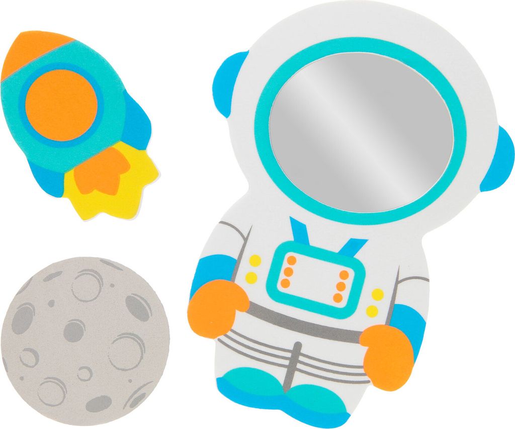 Schaumbadspiegel Raumfahrer
