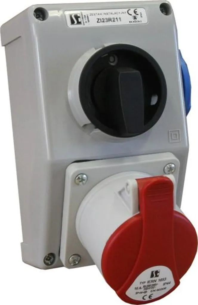 Kit complet de commande électrique 16A pour atelier et garage IP44 M25