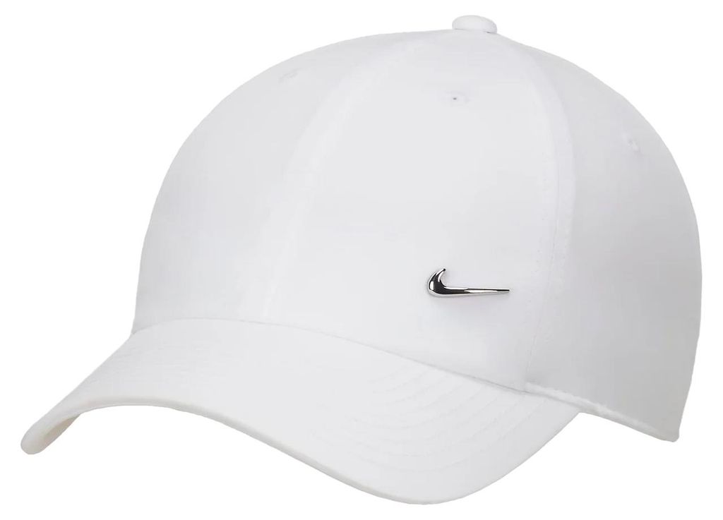 Nike - "DF Club" Baseball-Mütze für Herren/Damen Uni PP2894 (M-L) (Weiß)