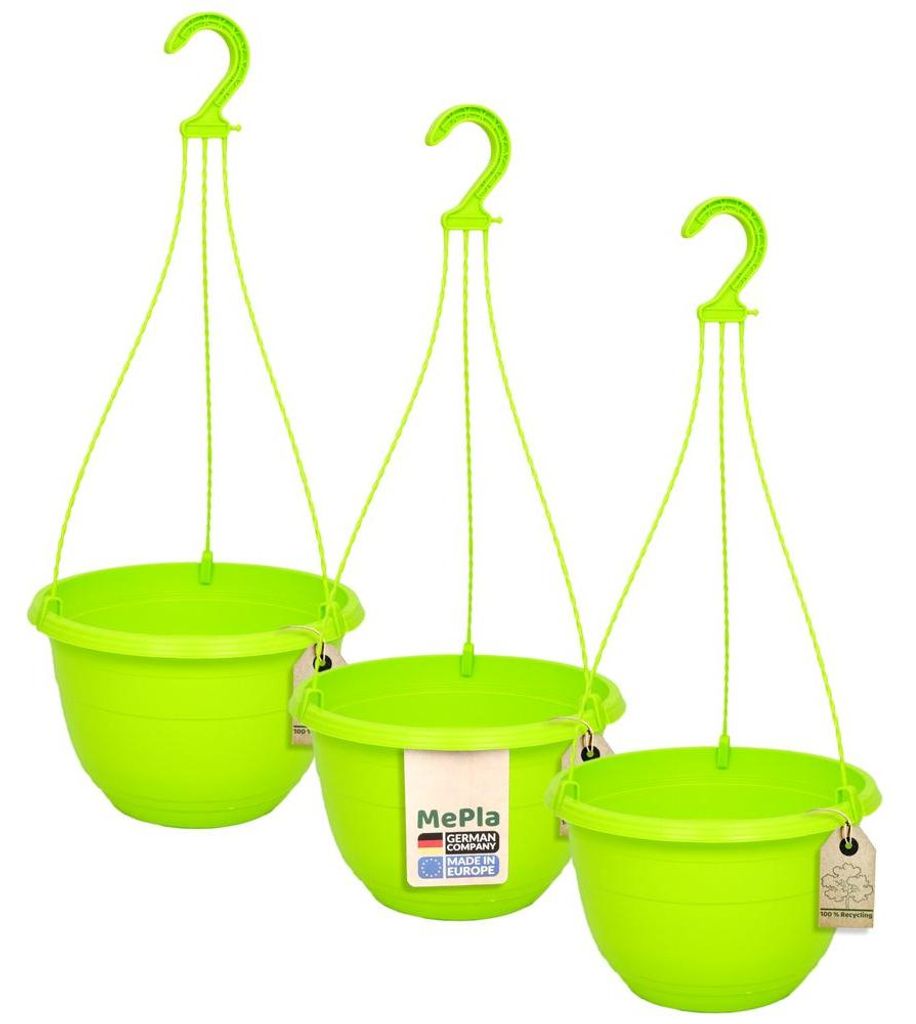 MePla - 3 Stück - Ampel Orion ø 25 cm gelbgrün Produktbild 