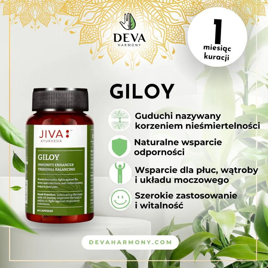 Integratore Giloy 60 Capsule - Purificante Sangue e Detox Fegato