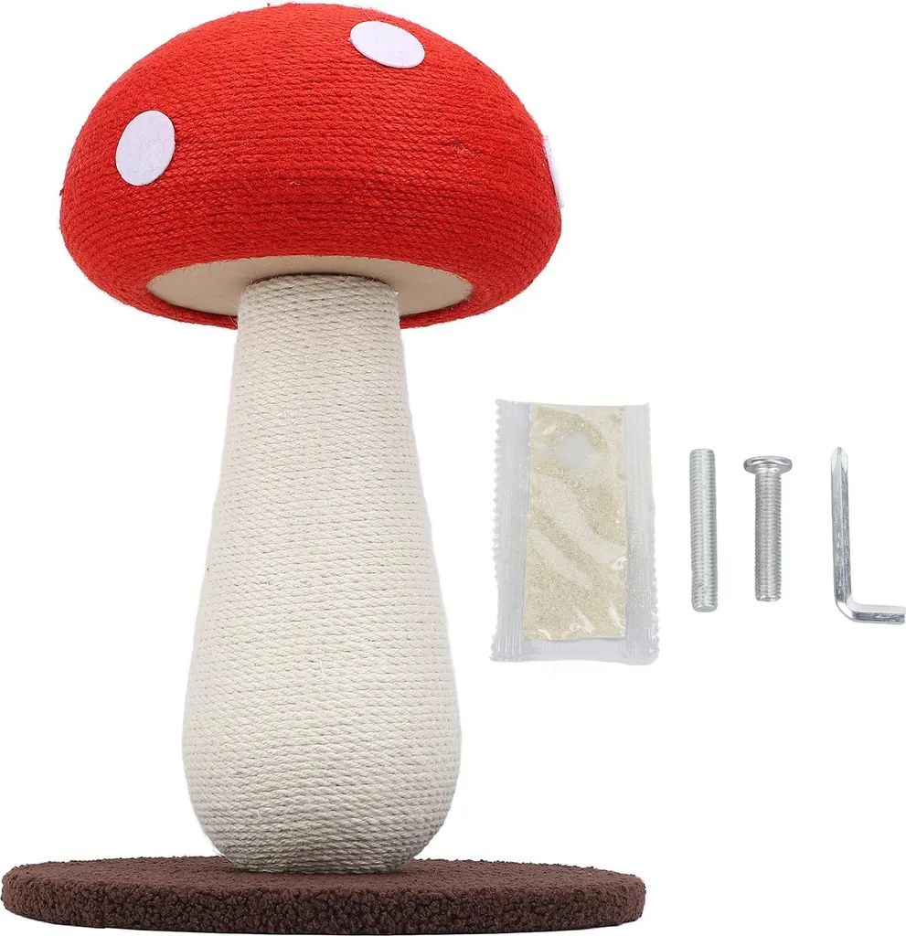 Sauver vos meubles avec ce griffoir champignon compact spécial chaton