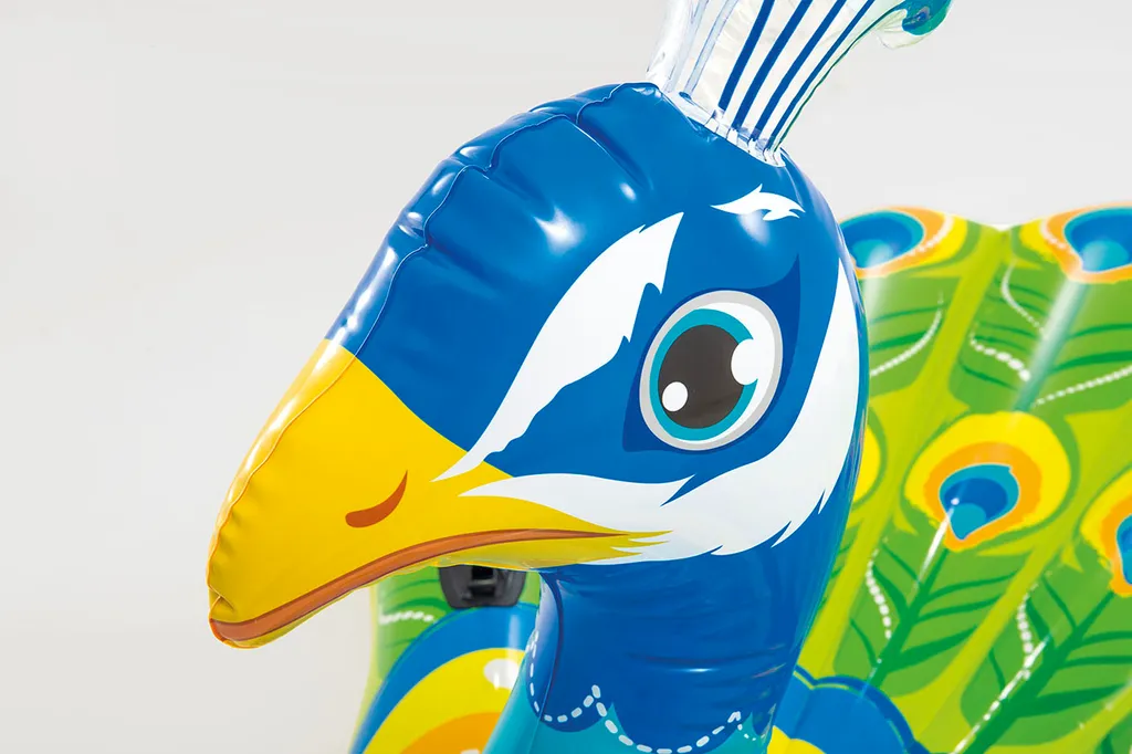 Île gonflable INTEX Paon PEACOCK - Grand matelas de piscine confortable - 19
