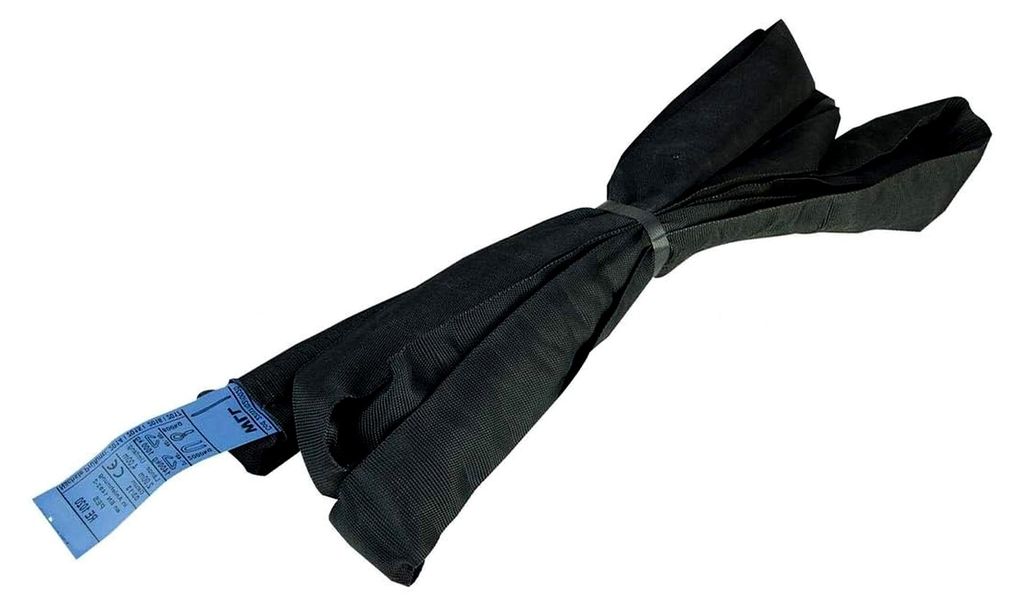 Rundschlinge, schwarz, Nutzlänge 300 cm, Tragfähigkeit 2 t, Umfanglänge 600 cm