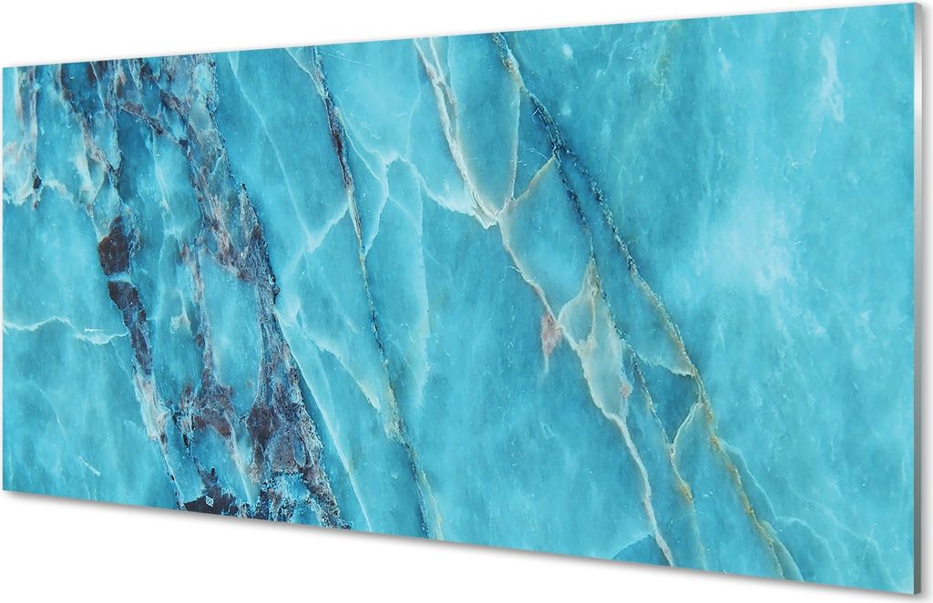 Glasbilder 140x70 Wandkunst Marmorsteinmauer