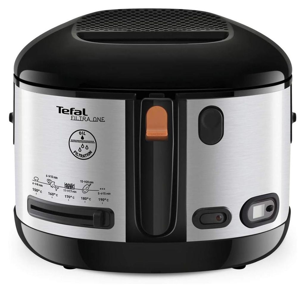 A front view of a Tefal deep fryer.