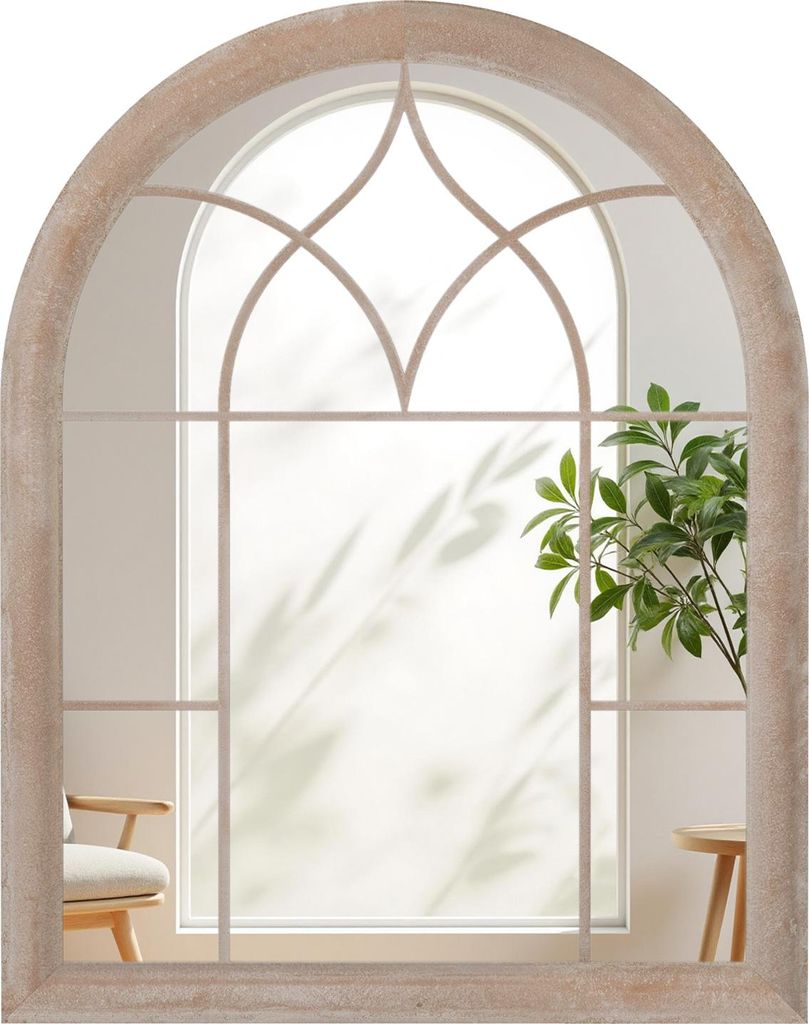 Záhradné zrkadlo COSTWAY 69 x 88,5 cm, nástenný zrkadlový Obrázok produktu 