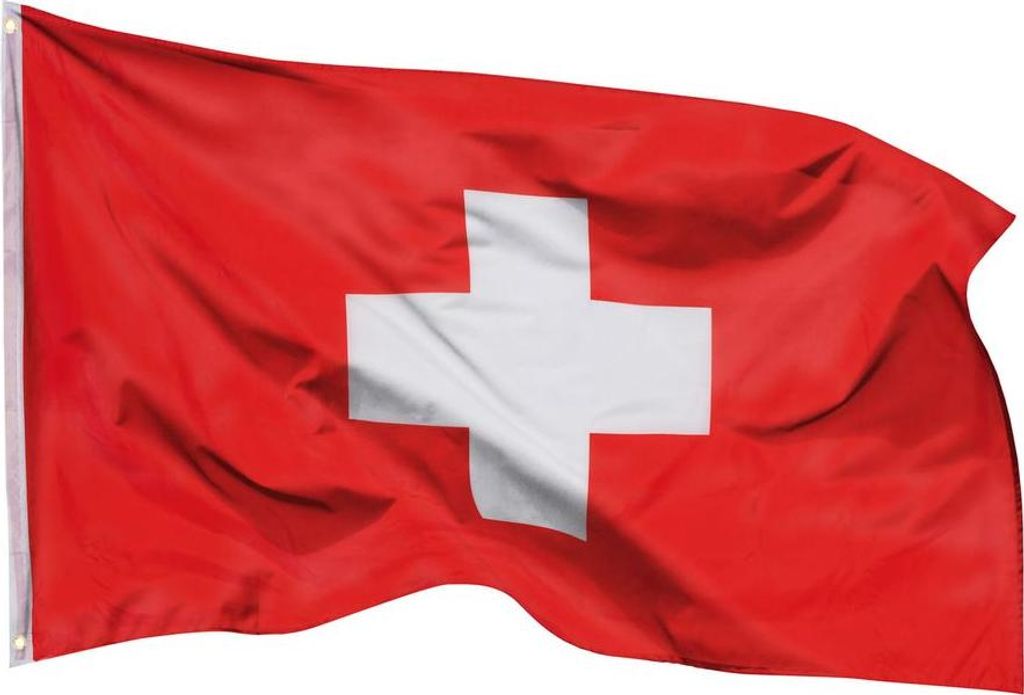 PHENO FLAGS Schweiz Flagge 90 x 150 cm Schweizerische Fahne Produktbild 