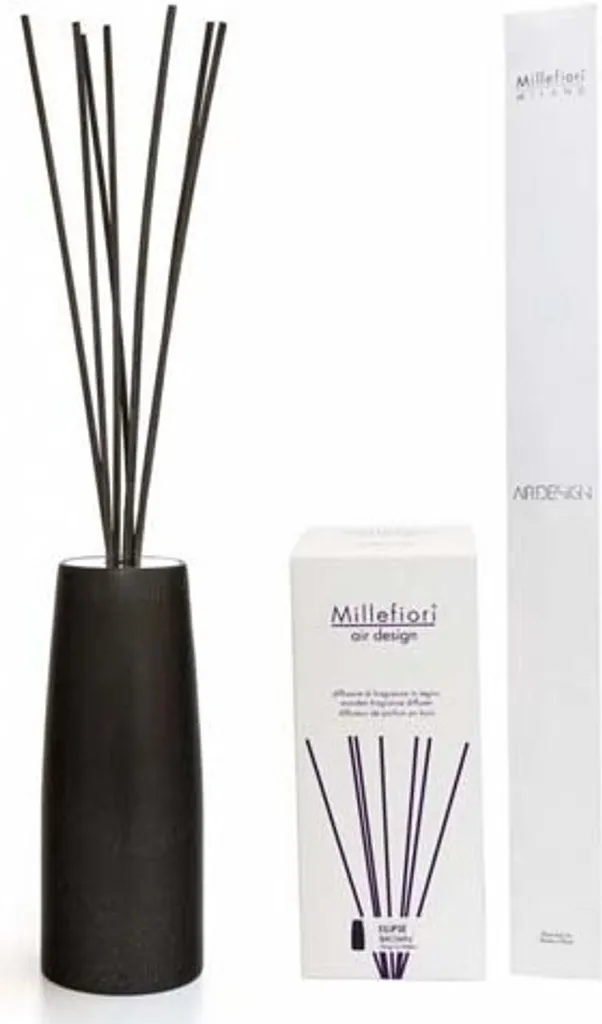 Diffuseur de Parfum d'Ambiance Design Rond Wood Air Marron 250ml