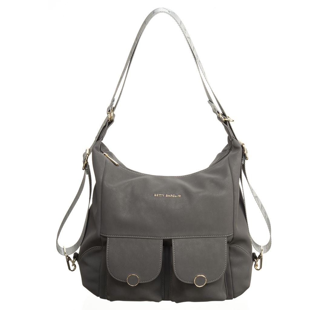 Betty Barclay Schultertasche Multifunction Bag Anthracite grau