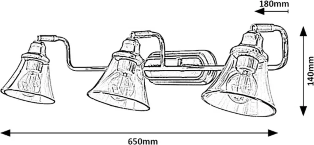 Lampe de bureau Rabalux 3209 Antoine E14 argentée flexible de 65cm - 3