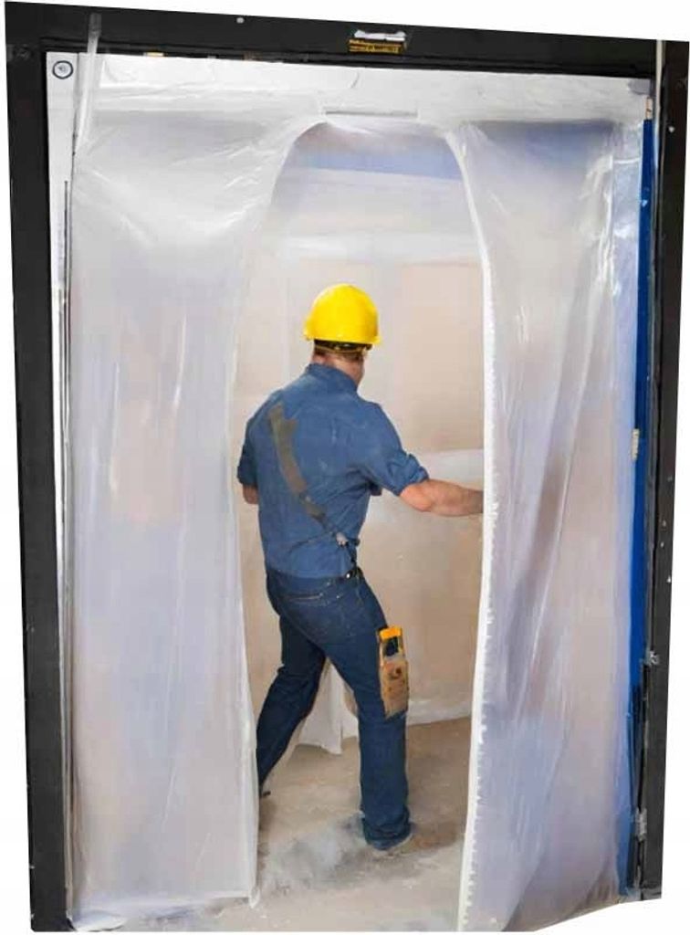 Folie Tür Maler Staubvorhang Renovierung Schloss 220x120 Produktbild 