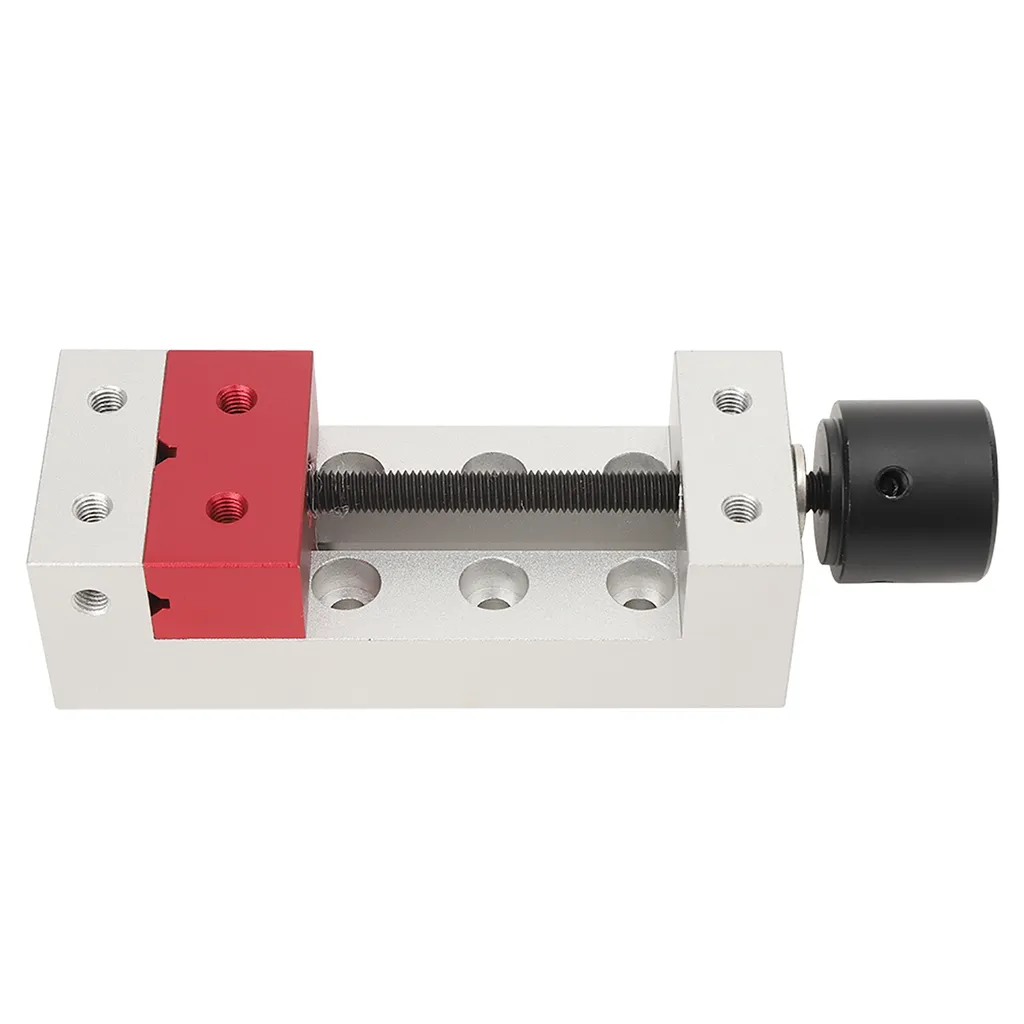 Morsa Da Tavolo Miniatura 50mm In Alluminio - Morsa Piatta Per Trapano A Colonna, Modellismo E Hobby - 2