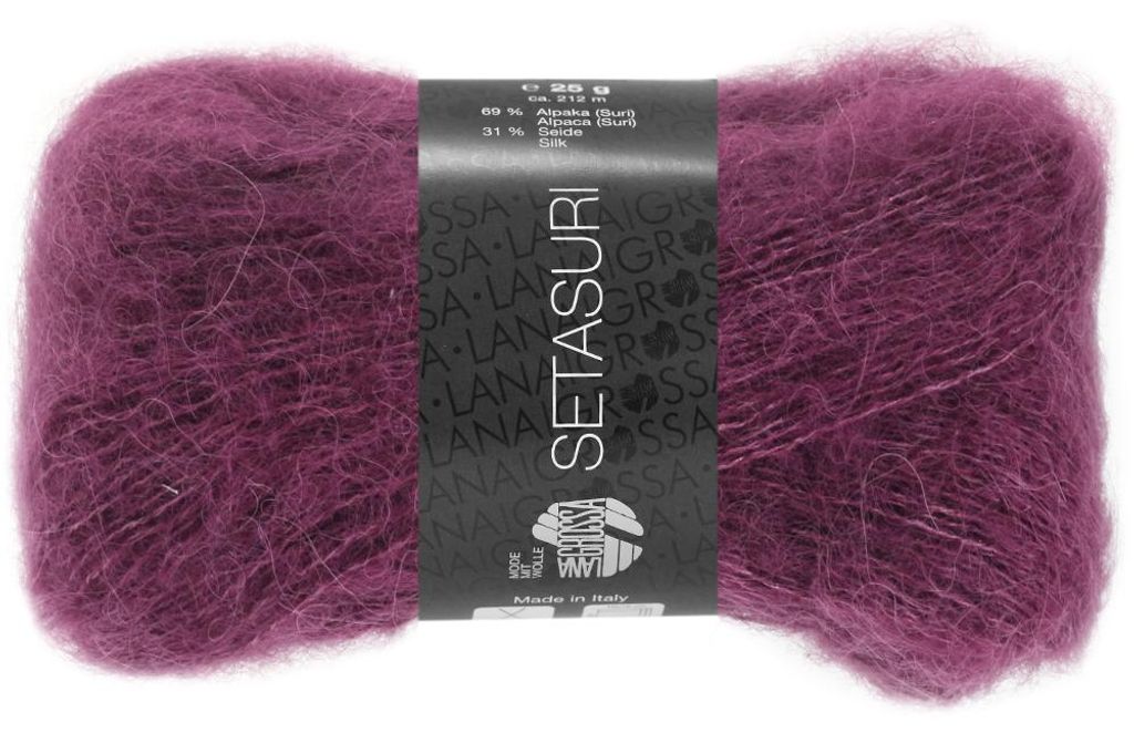 Lana Grossa - Setasuri 0031 bordeaux Produktbild 