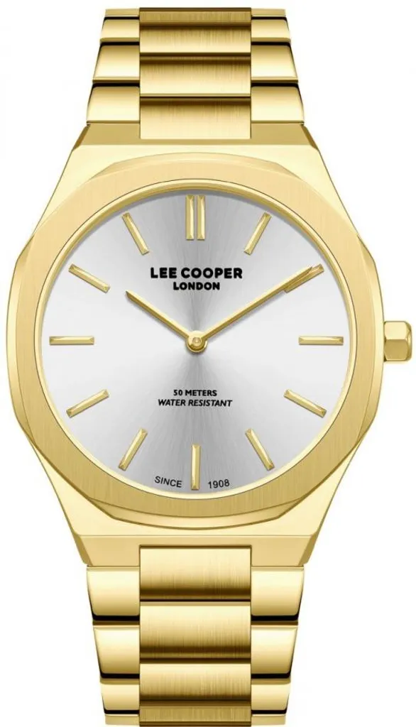 Montre Homme Lee Cooper Dorée LC08275.130 - Style Durable et Anti-Rayures