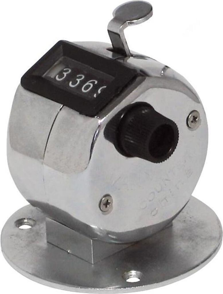 Mechanischer Handzähler mit Sockel Produktbild 