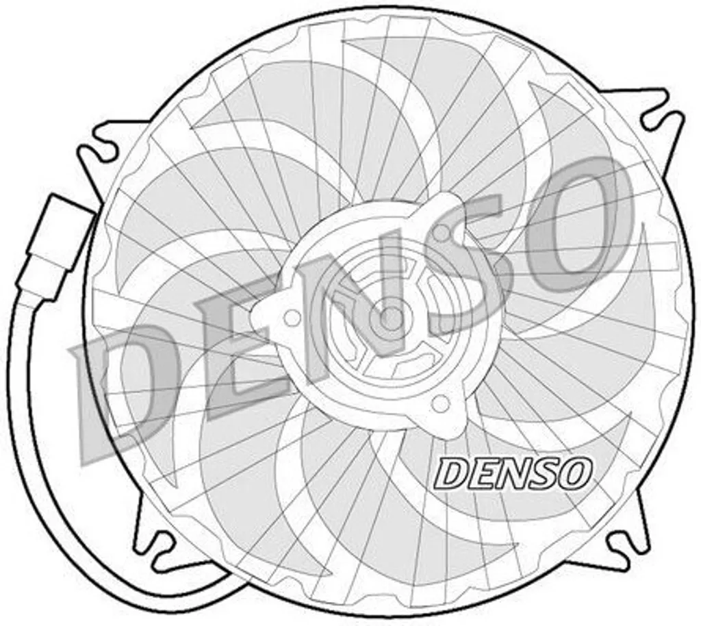 Ventilateur radiateur haute performance DENSO DER21017 - Standard OE 1253A6