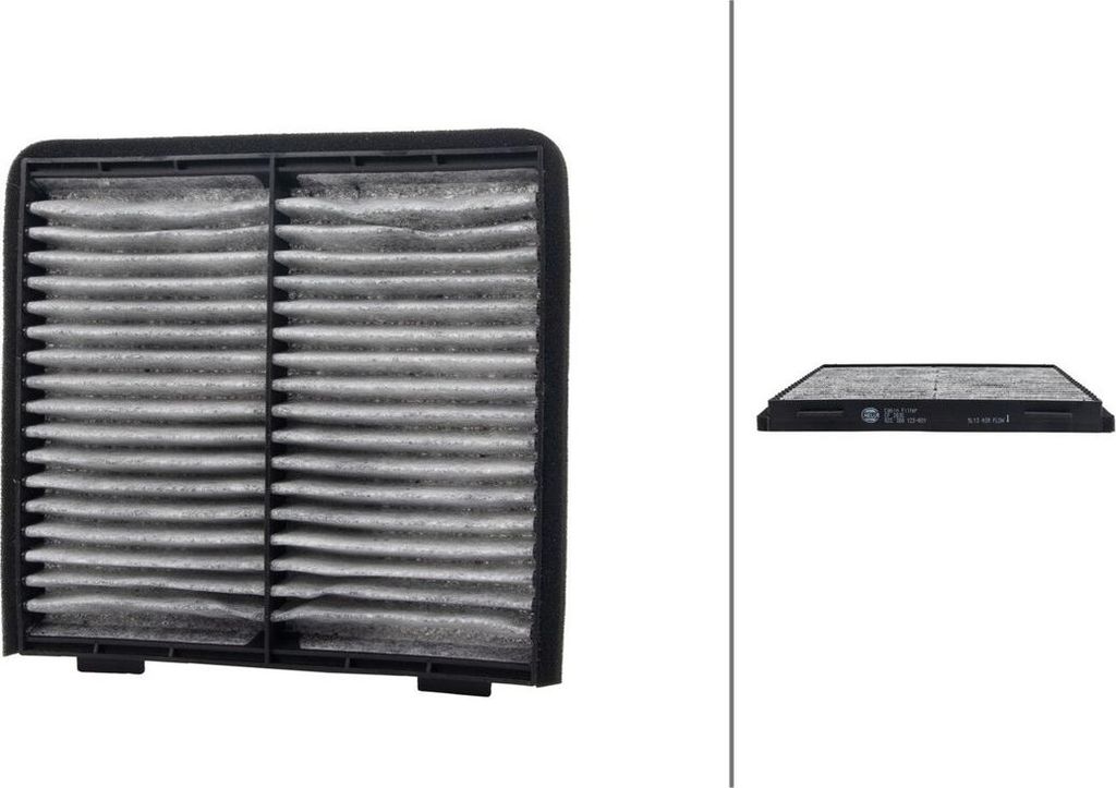 Innenraumfilter Aktivkohlefilter 220 x 207 mm HELLA für u.a. VOLVO S40