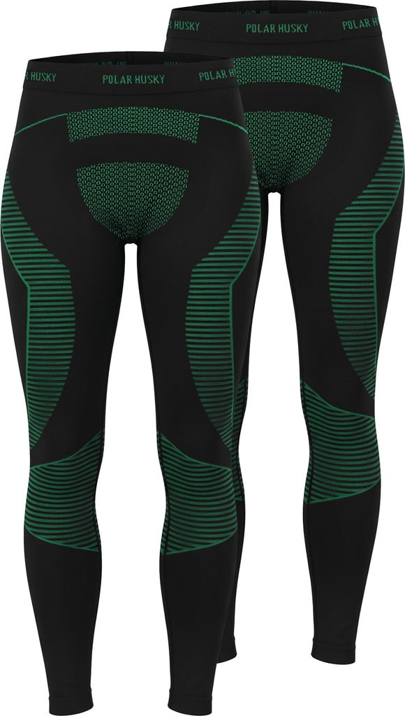 normani 2 x Thermounterhose Lange Skiunterwäsche für Damen