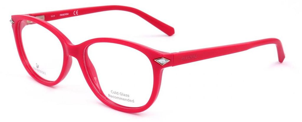 Swarovski SK5299 Shiny red 53/15/140 Damen Brillen