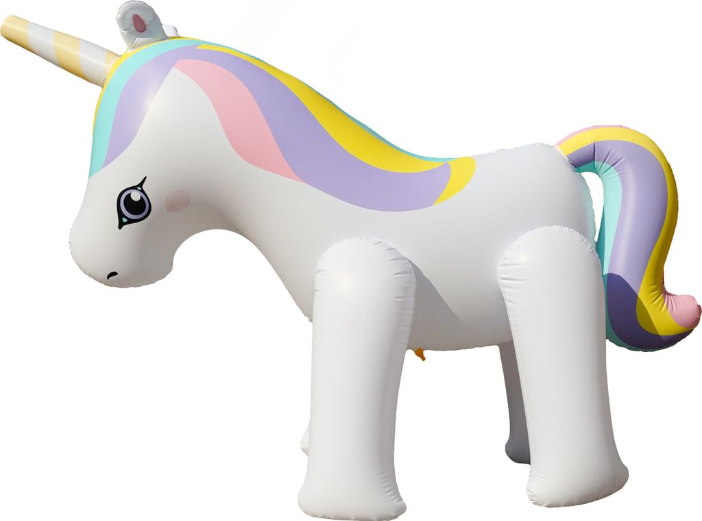 HC Garten & Freizeit Kinder Wassersprinkler Einhorn bunt 315x226x108 cm