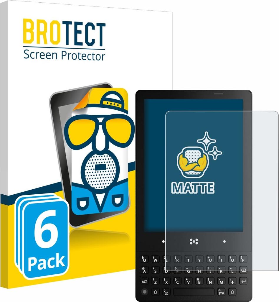 6x BROTECT Schutzfolie für The Minimal Company minimal phone Displayschutz Displayschutzfolie Folie Matt Entspiegelungsfolie