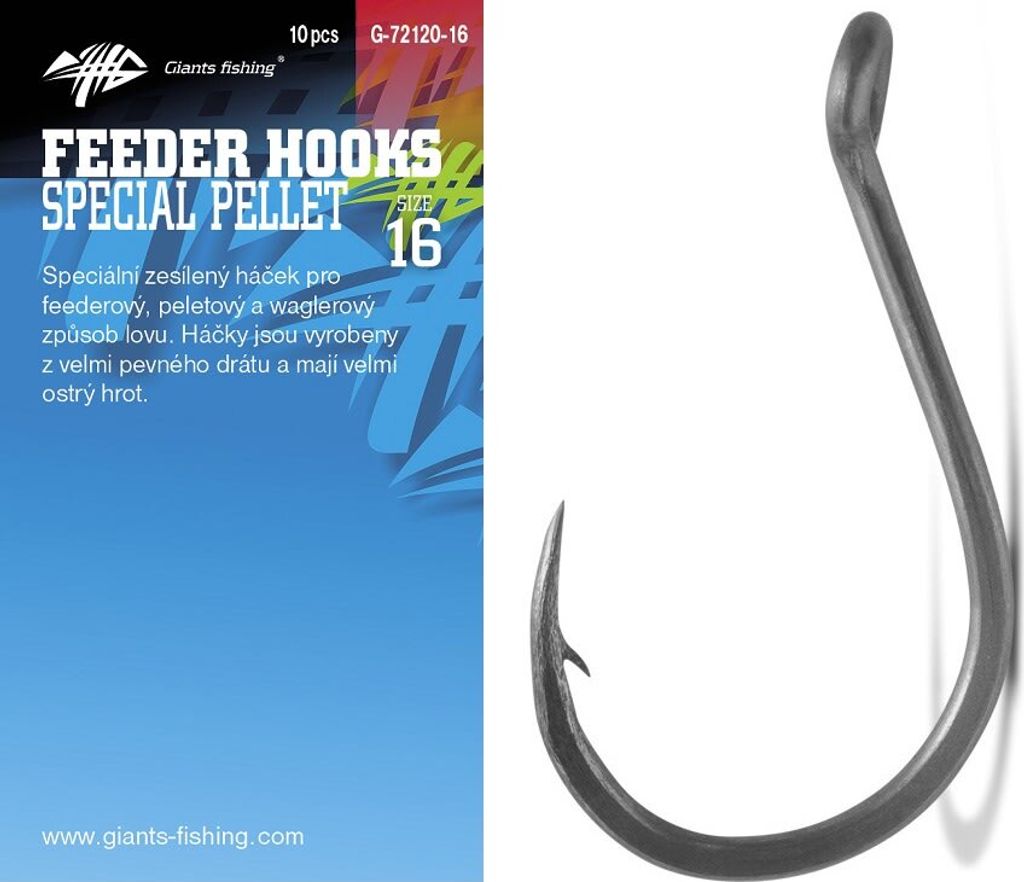 Giants Angeln háček Special Pellet Feeder 10ks G-72120-10