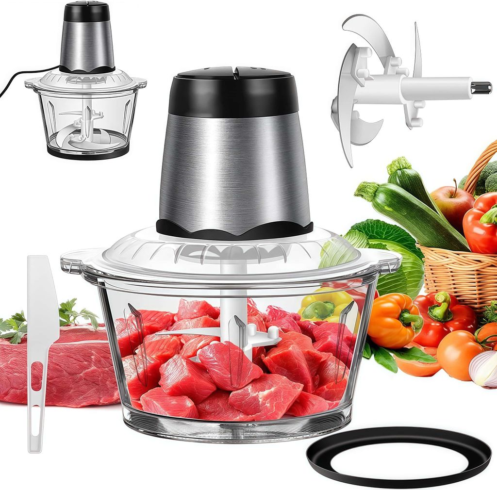 Zerkleinerer, 300W Zerkleinerer, Gemüseschneider mit 2L Produktbild 