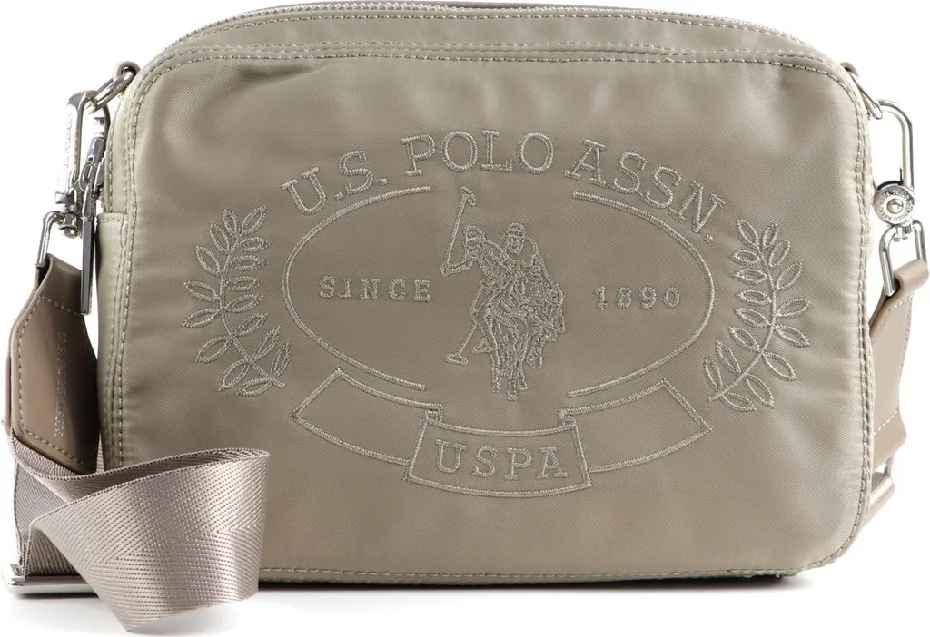 Sac bandoulière beige Springfield U.S. POLO ASSN. pour femme chic