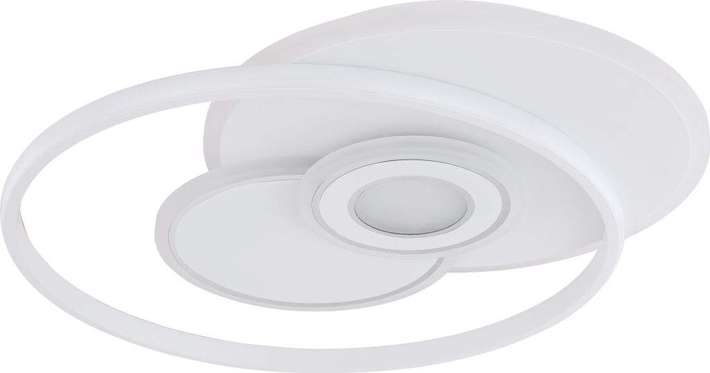 Globo Lighting Deckenleuchte Metall weiß, LED Produktbild 