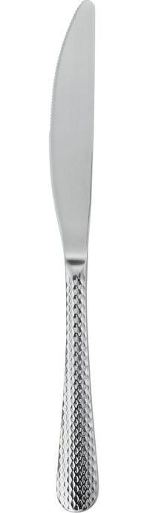 12x Menümesser CELESTE, 23,5 cm, mit strukturierter Oberfläche Chromstahl 13/0