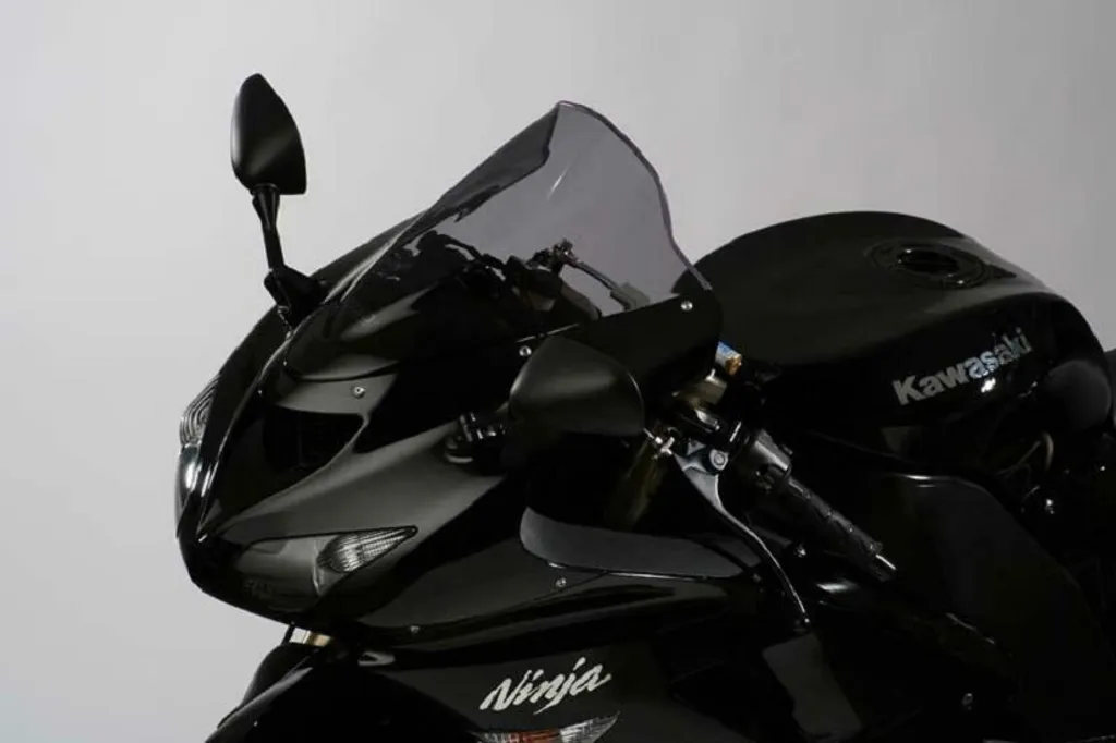 Écran de protection Racing R MRA fumé pour moto Kawasaki Ninja ZX10R