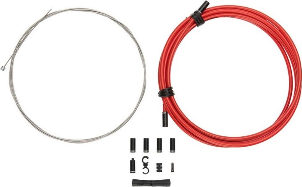 Jagwire UCK352 1X Sport Shift Kit, red
