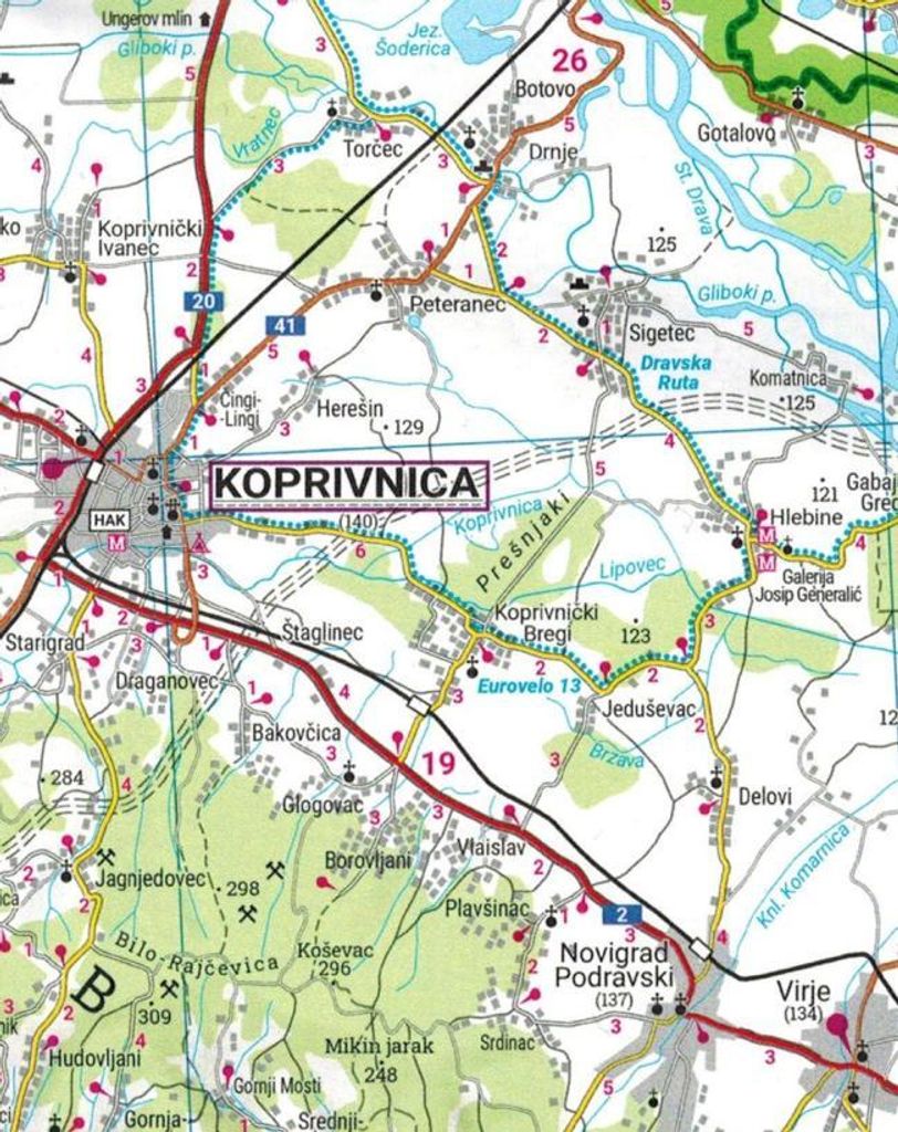 Kroatien, Straßenkarten-Set 1:200.000, freytag & berndt Produktbild 