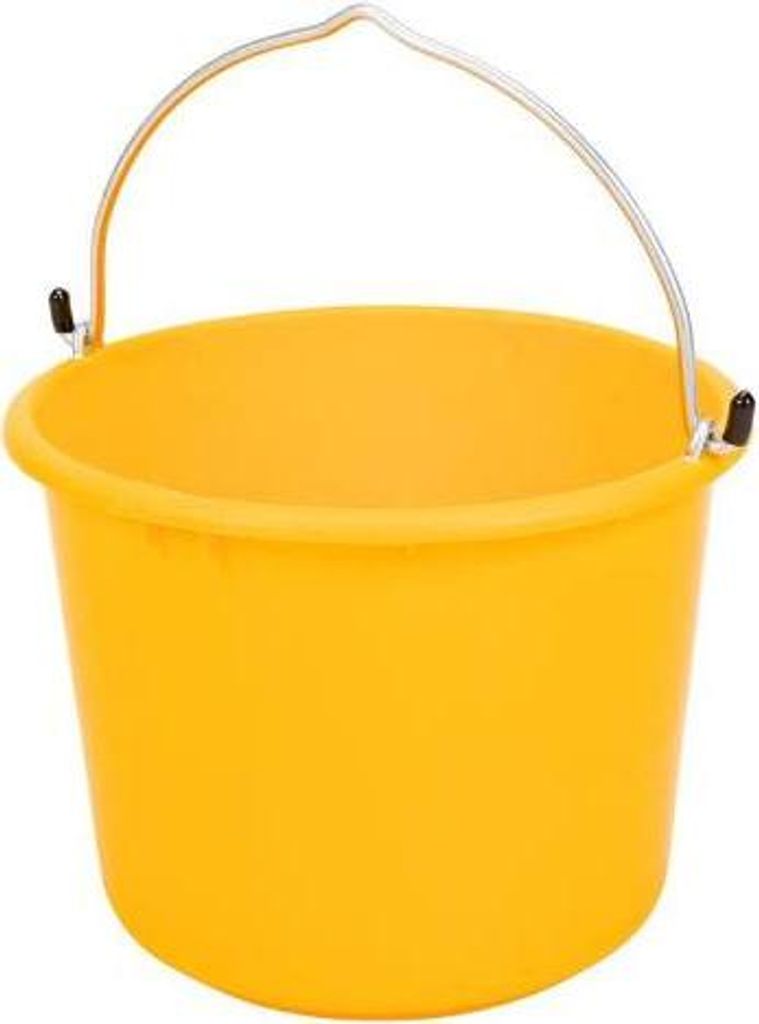 Kunststoff-Eimer, 12 l, gelb, Gripline ENPRO