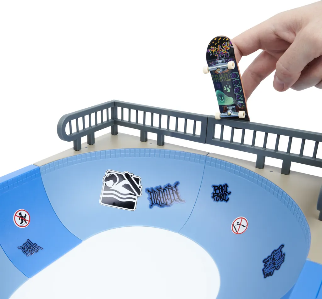 Tech Deck Mega Bowl X-Connect Rampe de Skate Park modulable pour Fingerboard - 5