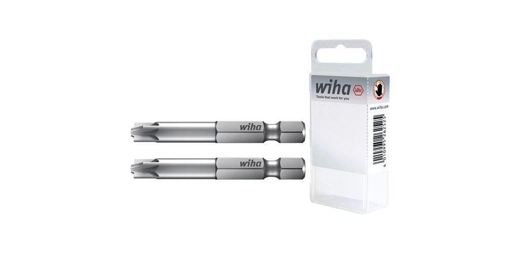 Wiha Bit Professional 70 mm PlusMinus/Pozidriv 2-tlg. 1/4 E6,3 in Box (36086)