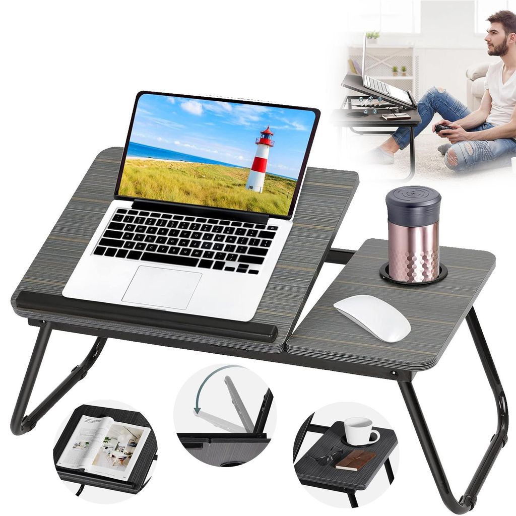 Laptop-Schreibtisch, Laptop-Betttisch mit Klappbaren Beinen Produktbild 
