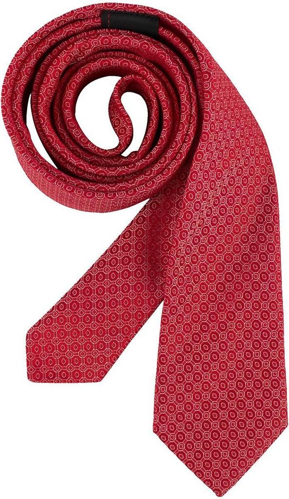 Greiff Corporate Wear Herren Krawatte Slimline 6cm Rot