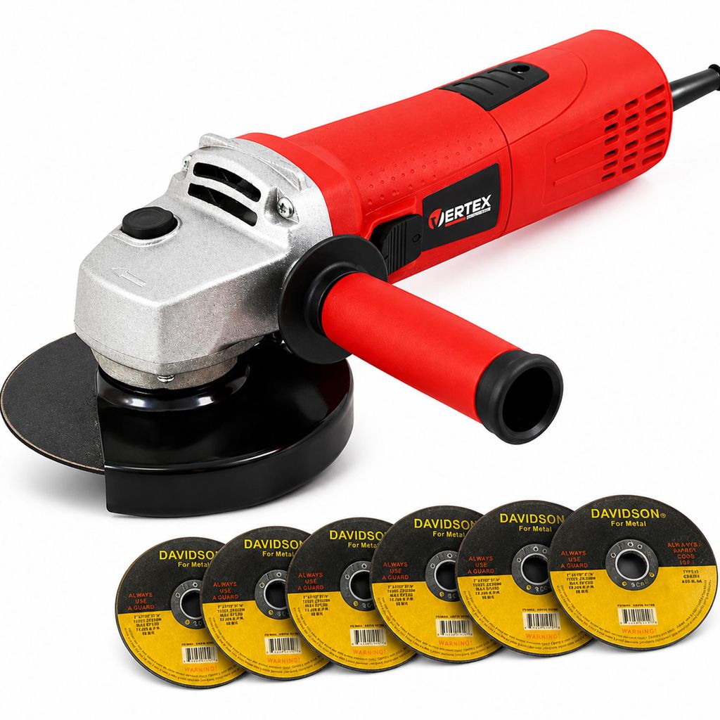 Haakse slijper, 900 W, 6 slijpschijven van 125 mm Productafbeelding 