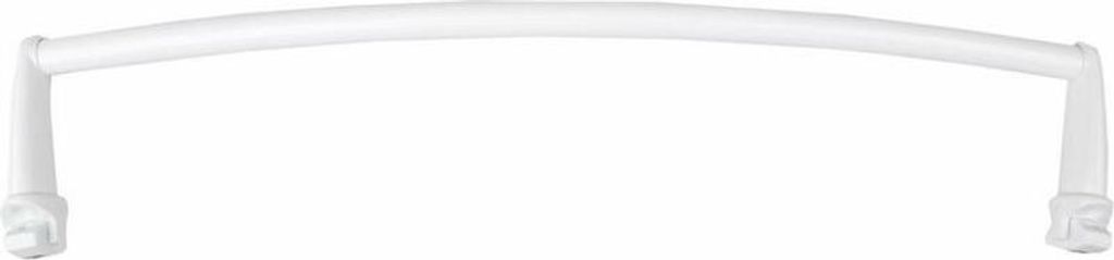 Handtuchtrockner für Heizkörper 33 cm, gebogen, weiss