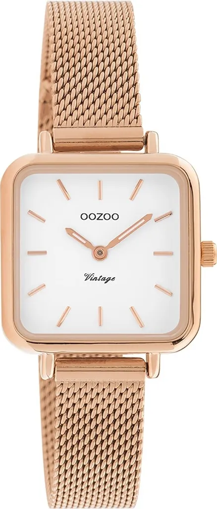 Orologio Oozoo Vintage Oro Rosa UOC10971 - Maglia Metallica Donna