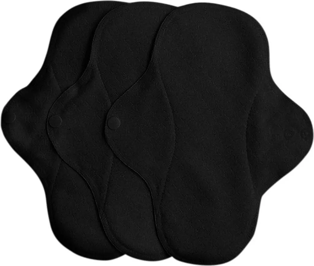 Protections Workout-Pads Small avec ailes noires ultra-absorbantes