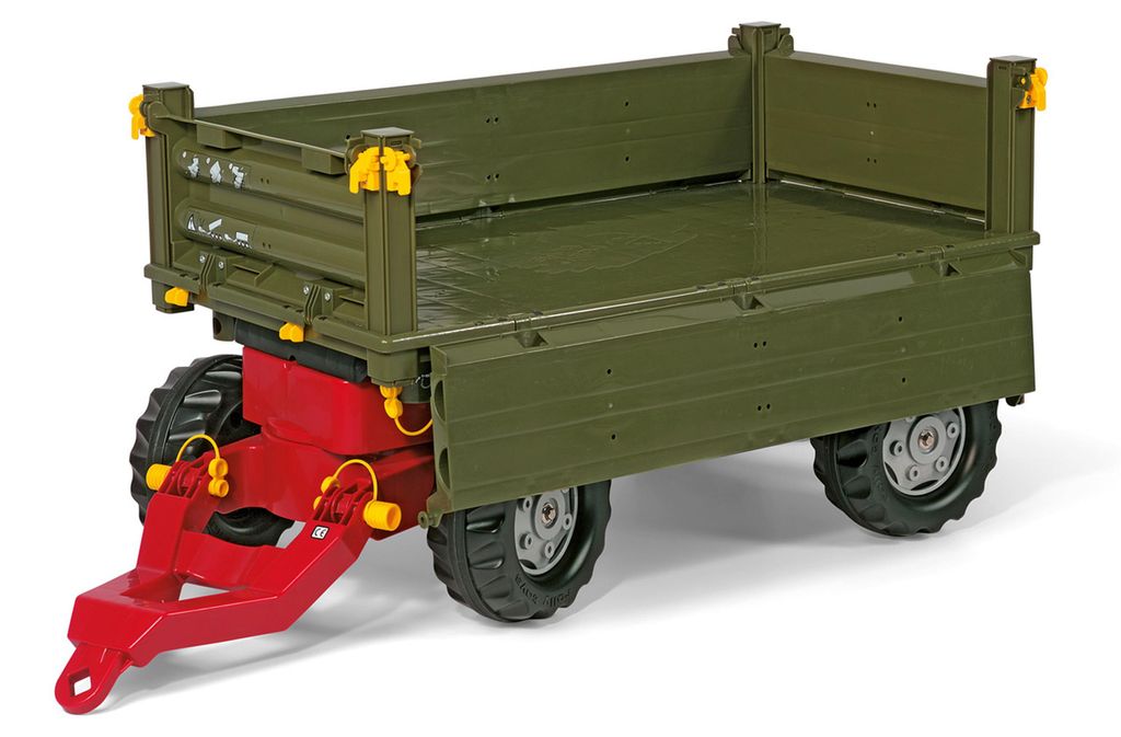 rolly toys Multi Trailer Zweiachs-Dreiseitenkipper grün, Produktbild 